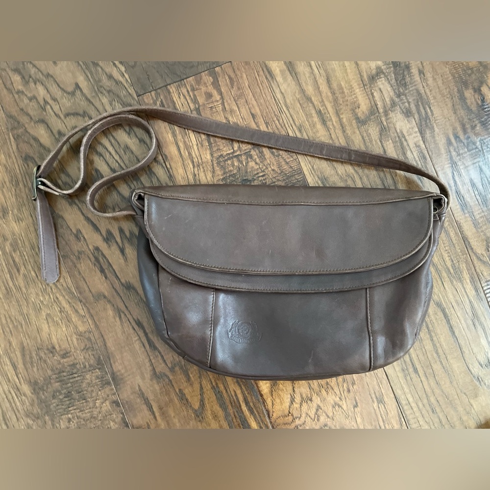 Stone Mountain Brown Leather Crossbody Bag
